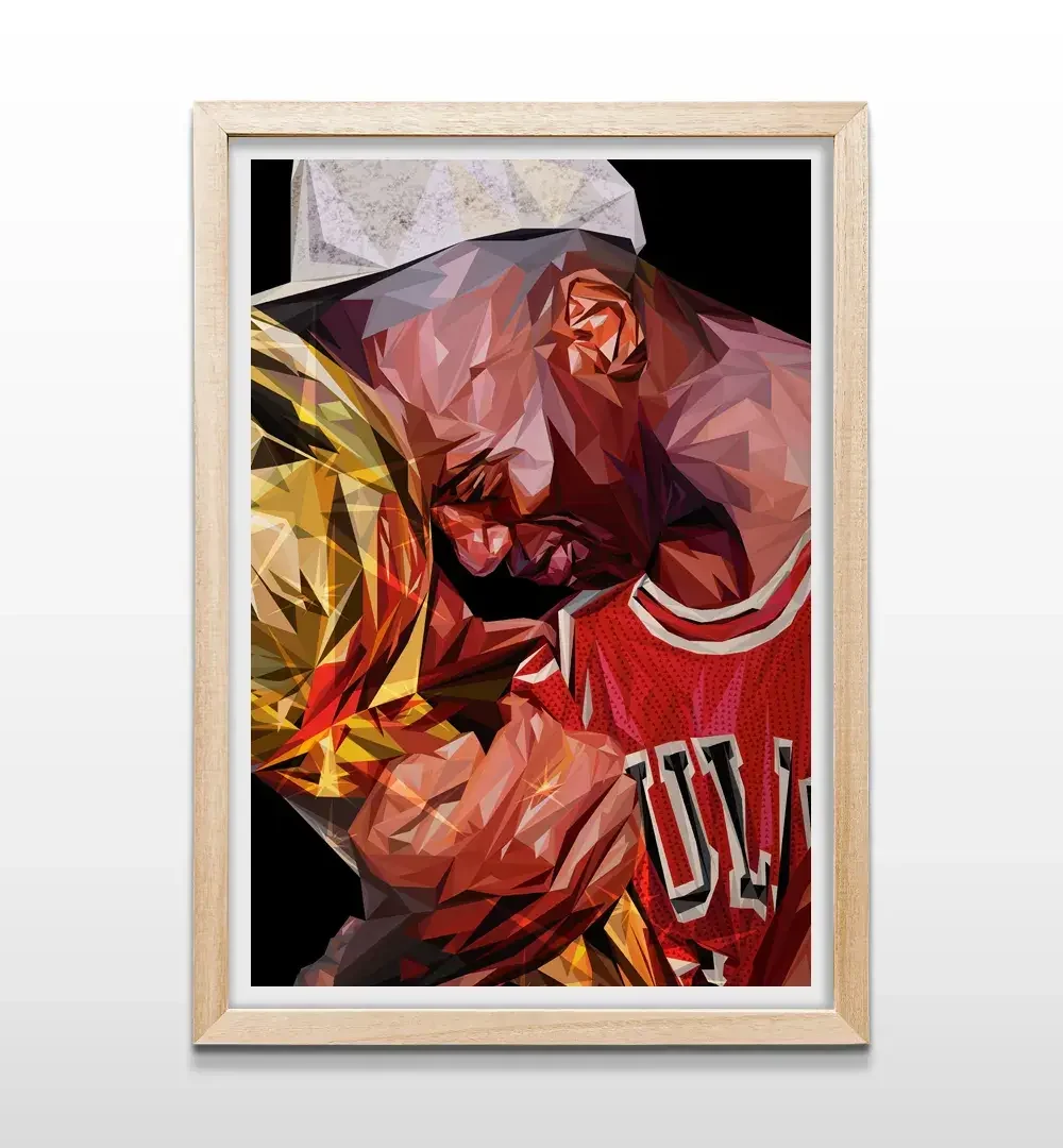 cuadro mj 23 rectangular natural