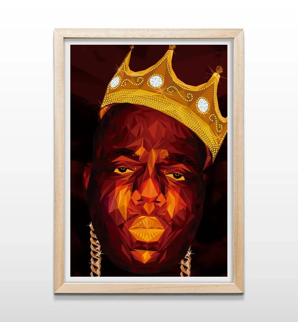 cuadro biggie rectangular natural