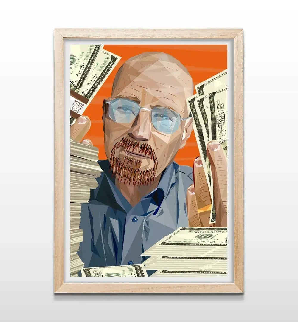 cuadro breaking bad rectangular natural