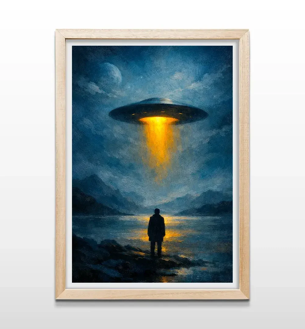 cuadro ovni rectangular natural