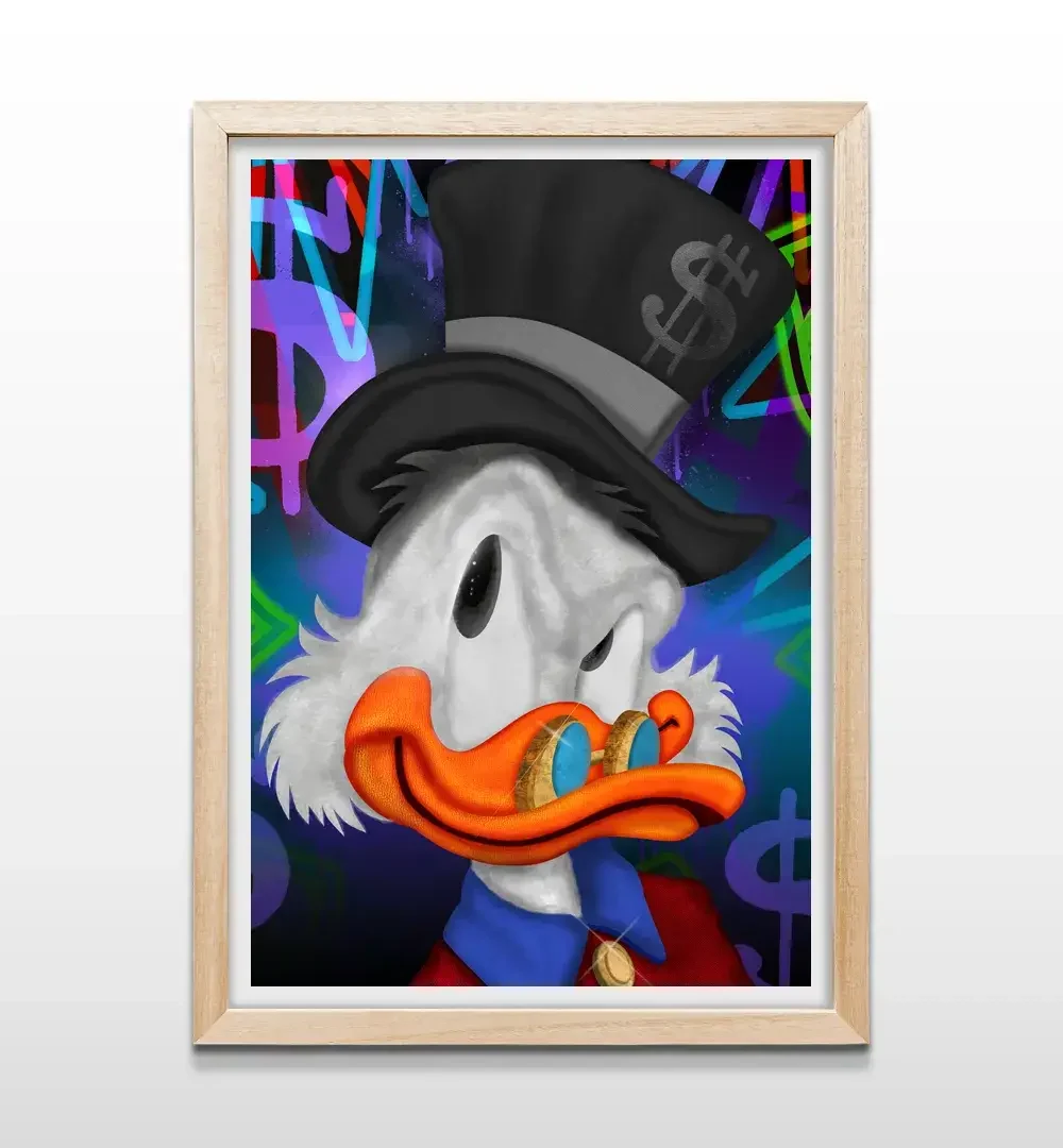 cuadro tio rico rectangular natural