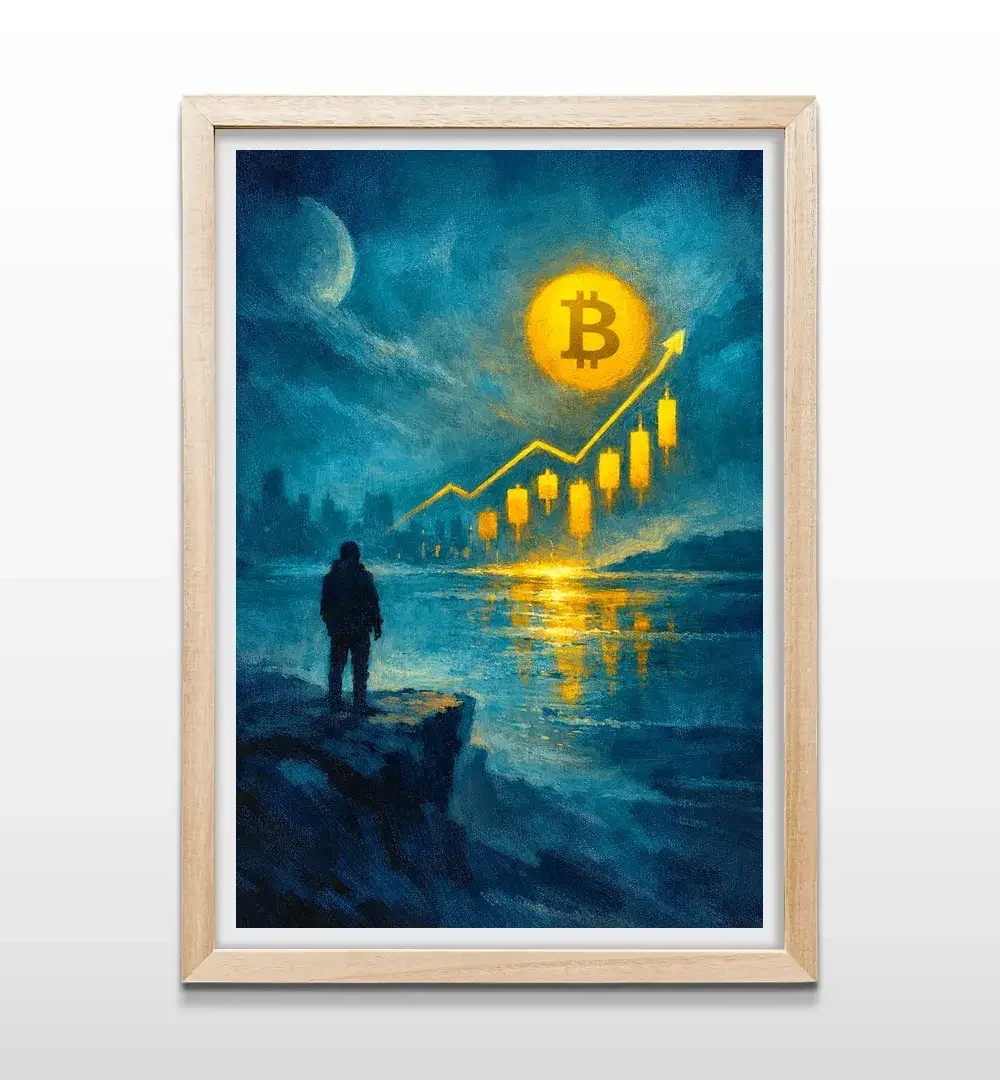 cuadro trader rectangular natural