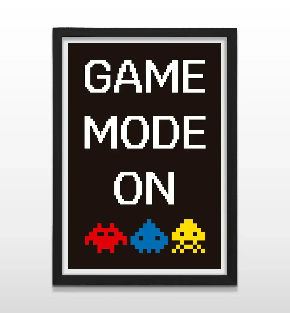 Game Mode On Cuadro Decorativo